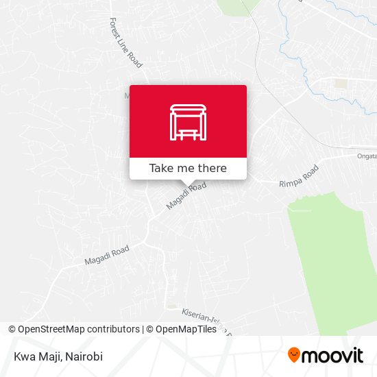 Kwa Maji map