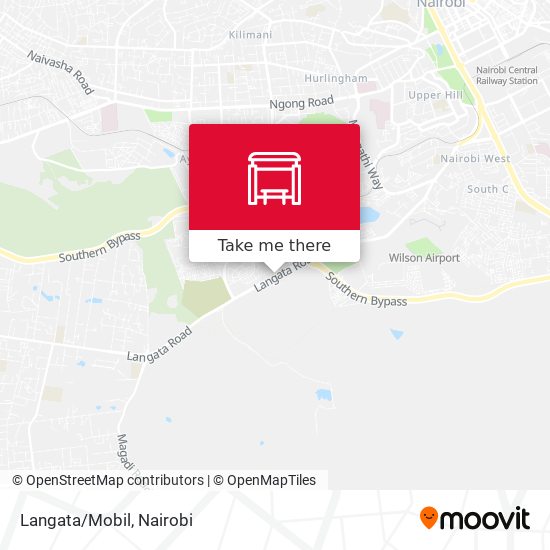 Langata/Mobil map