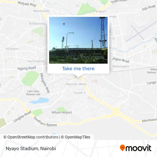 Nyayo Stadium map