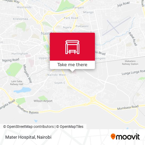 Mater Hospital map