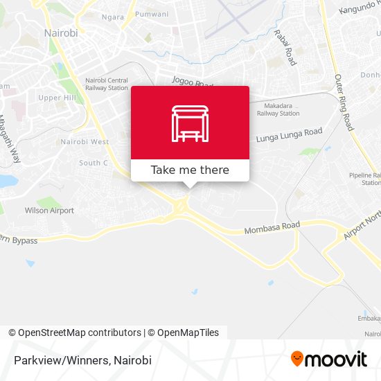 Parkview/Winners map