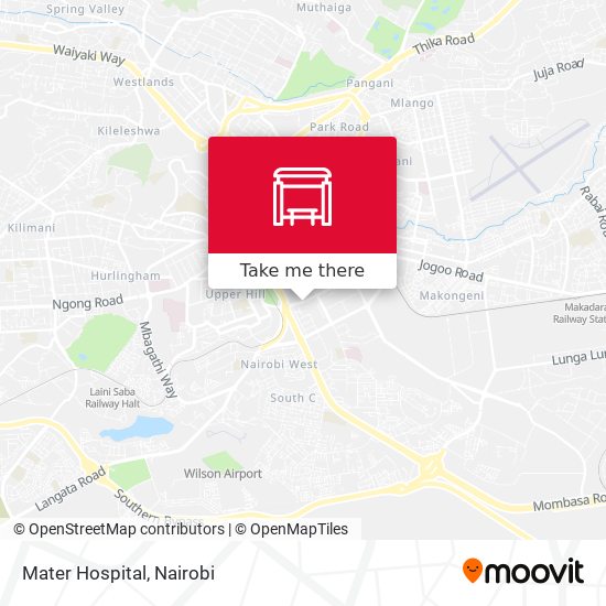 Mater Hospital map
