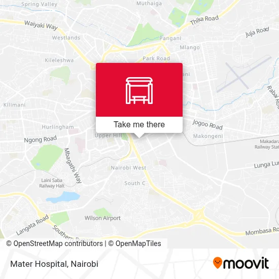 Mater Hospital map