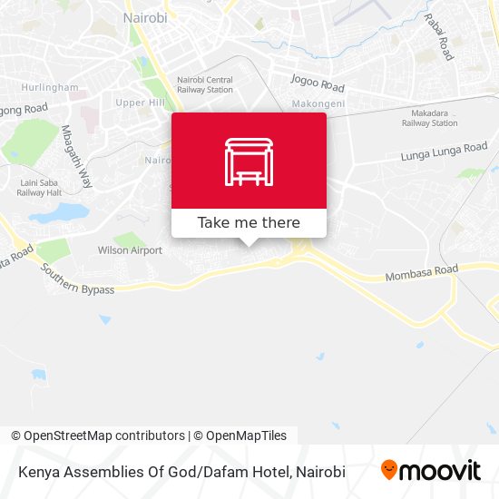 Kenya Assemblies Of God / Dafam Hotel map