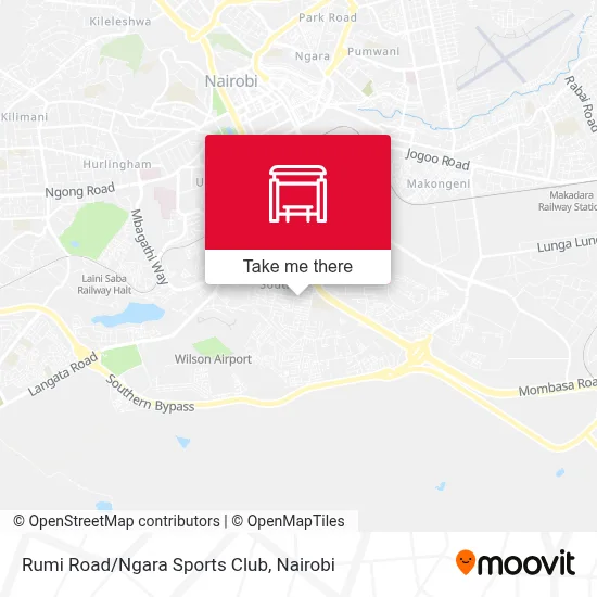 Rumi Road/Ngara Sports Club map