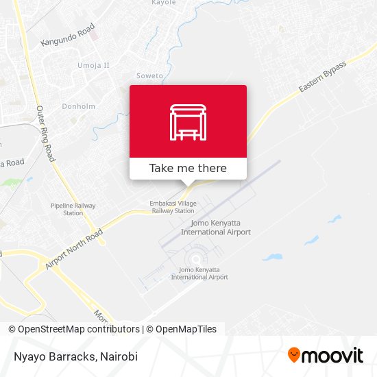 Nyayo Barracks map