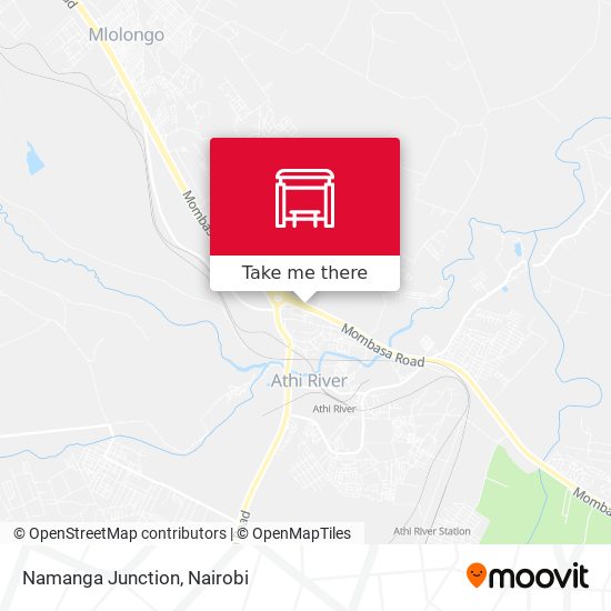 Namanga Junction map