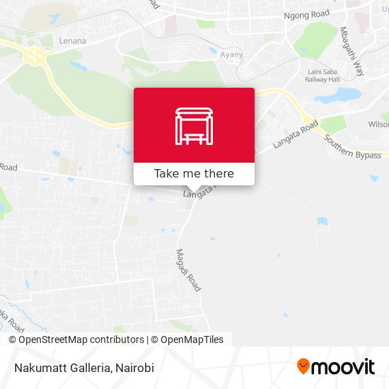 Nakumatt Galleria map