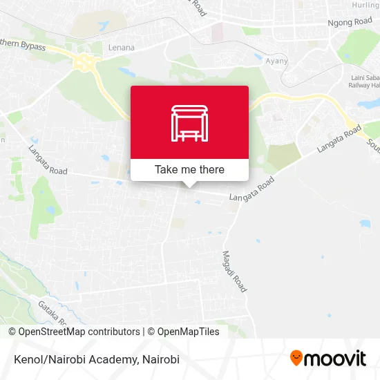 Kenol/Nairobi Academy map