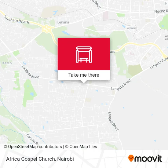 Africa Gospel Church map