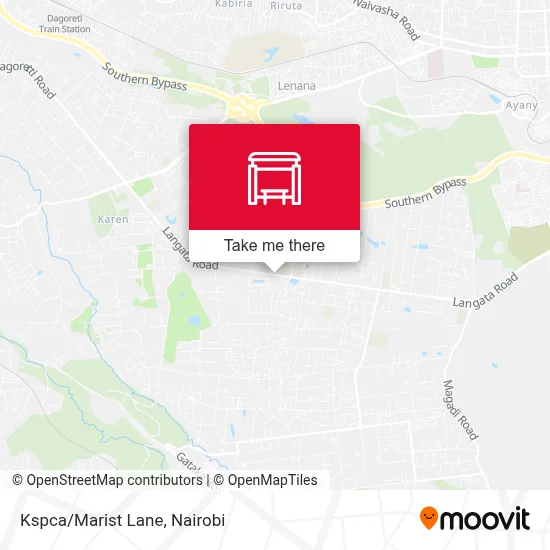 Kspca/Marist Lane map