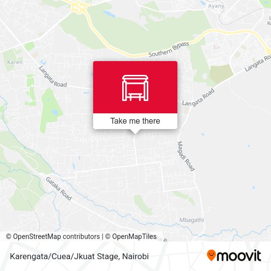 Karengata/Cuea/Jkuat Stage map