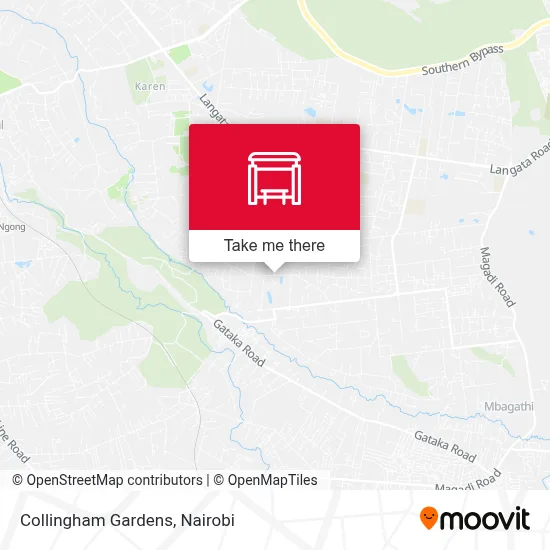 Collingham Gardens map