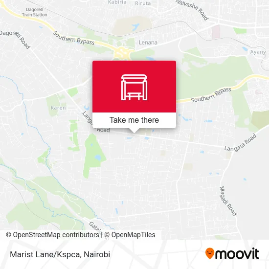 Marist Lane/Kspca map