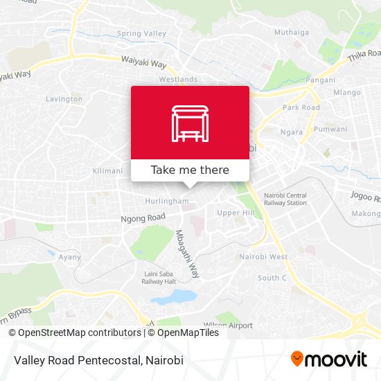 Valley Road Pentecostal map