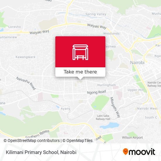Kilimani Primary School map