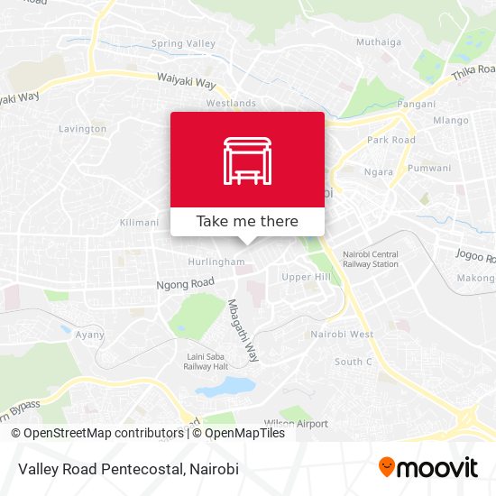 Valley Road Pentecostal map