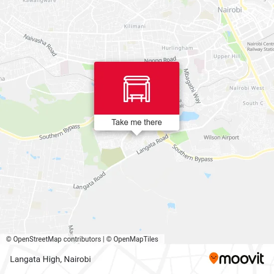Langata High map