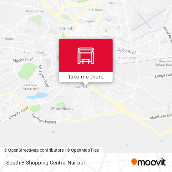 South B Shopping Centre map