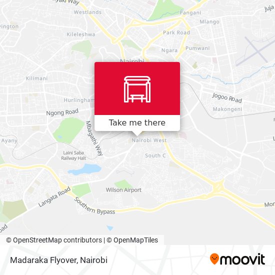 Madaraka Flyover map