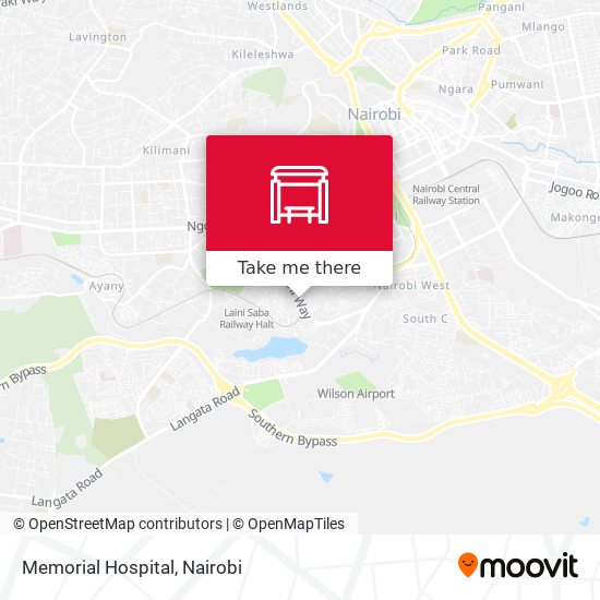 Memorial Hospital map