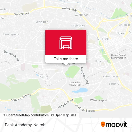 Peak Academy map