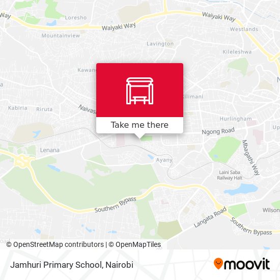 Jamhuri Primary School map