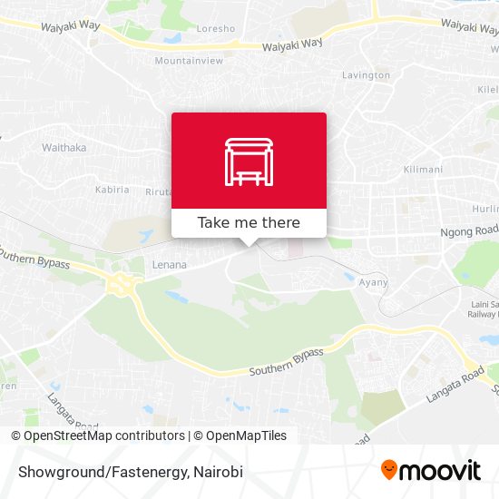 Showground/Fastenergy map