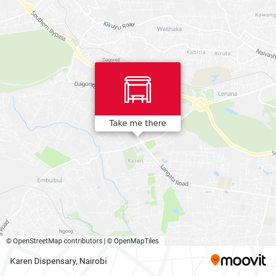 Karen Dispensary map