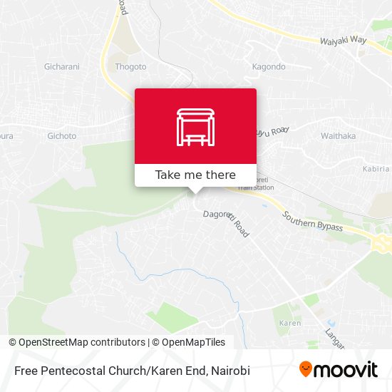 Free Pentecostal Church / Karen End map