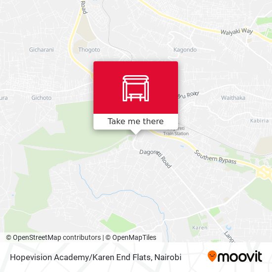 Hopevision Academy / Karen End Flats map