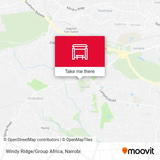 Windy Ridge/Group Africa map