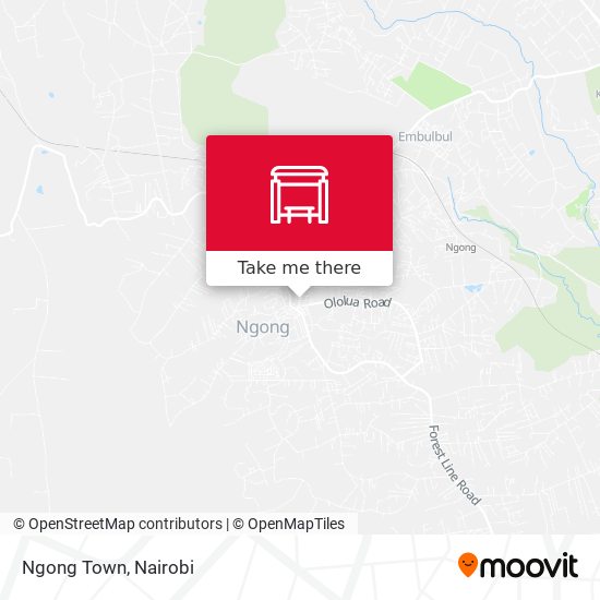 Ngong Town map