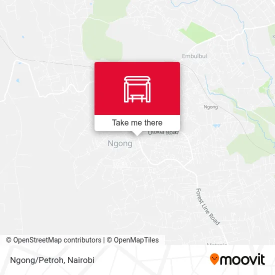 Ngong/Petroh map