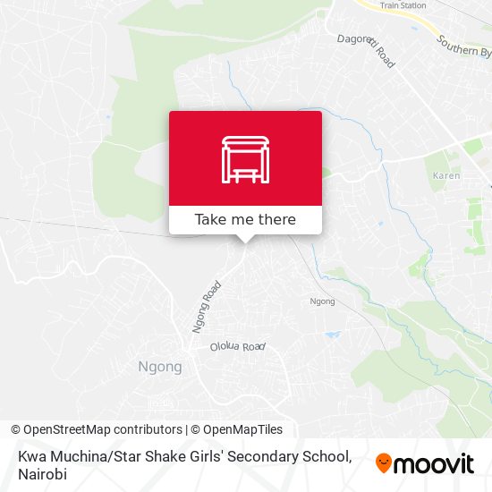 Kwa Muchina / Star Shake Girls' Secondary School map