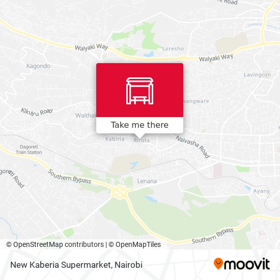 New Kaberia Supermarket map