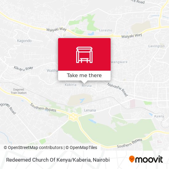 Redeemed Church Of Kenya / Kaberia map