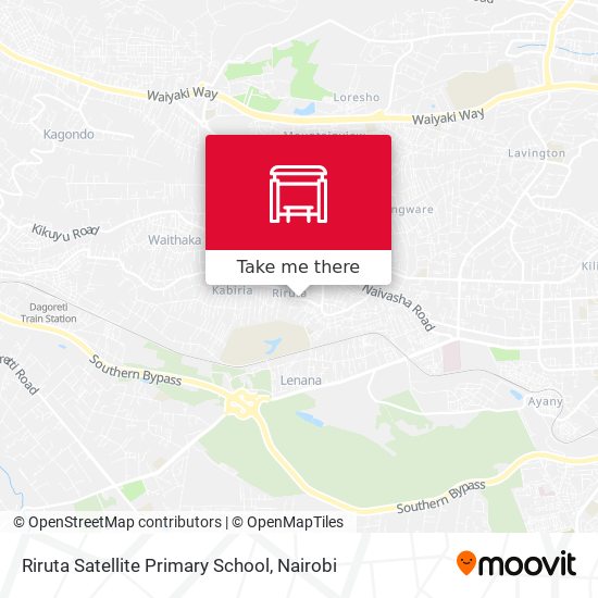 Riruta Satellite Primary School map