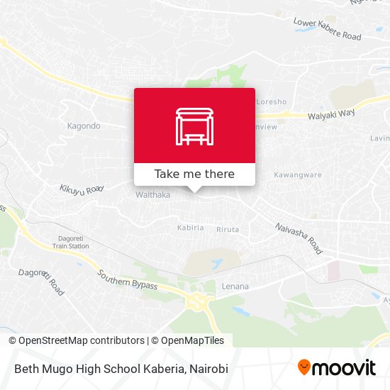 Beth Mugo High School Kaberia map