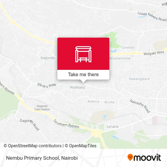 Nembu Primary School map