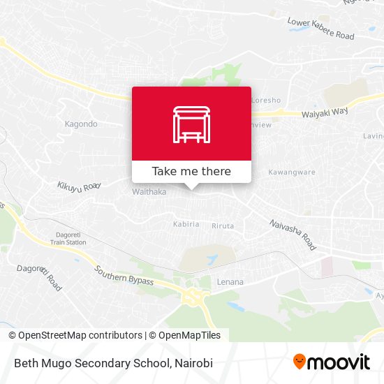 Beth Mugo Secondary School map
