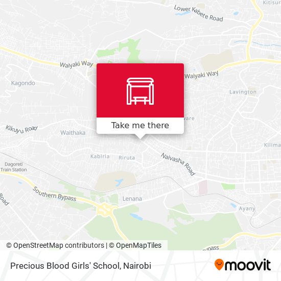 Precious Blood Girls' School map