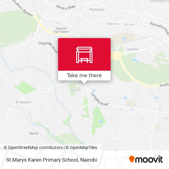 St.Marys Karen Primary School map