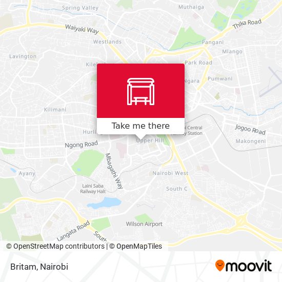 Britam map