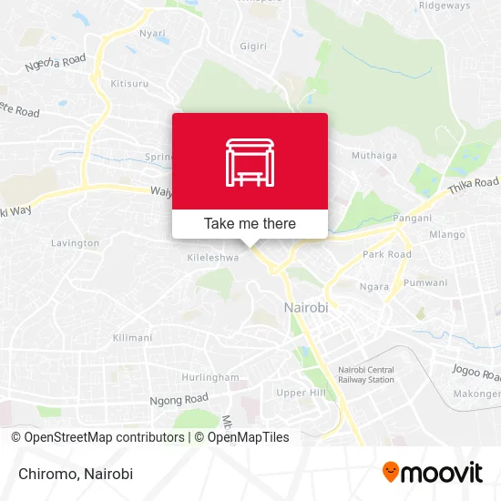 Chiromo map