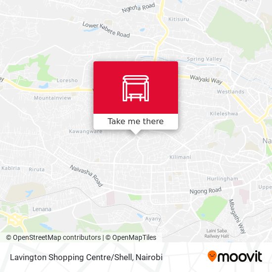 Lavington Shopping Centre / Shell map