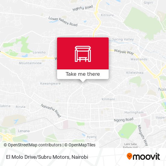 El Molo Drive/Subru Motors map