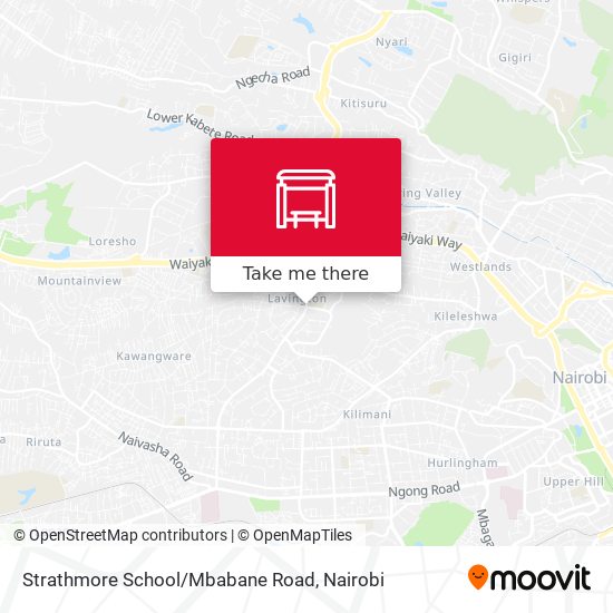 Strathmore School/Mbabane Road map