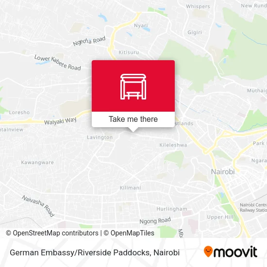 German Embassy / Riverside Paddocks map