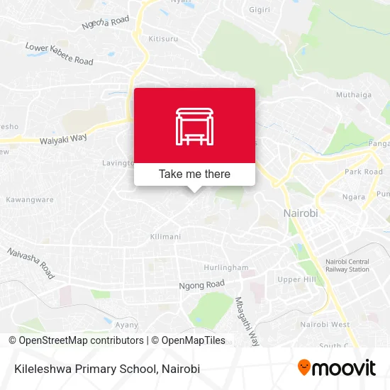 Kileleshwa Primary School map